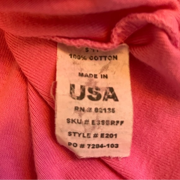 Fresh Produce Pink Ruffle Trim Floral Top, Size 1X - Picture 6 of 7